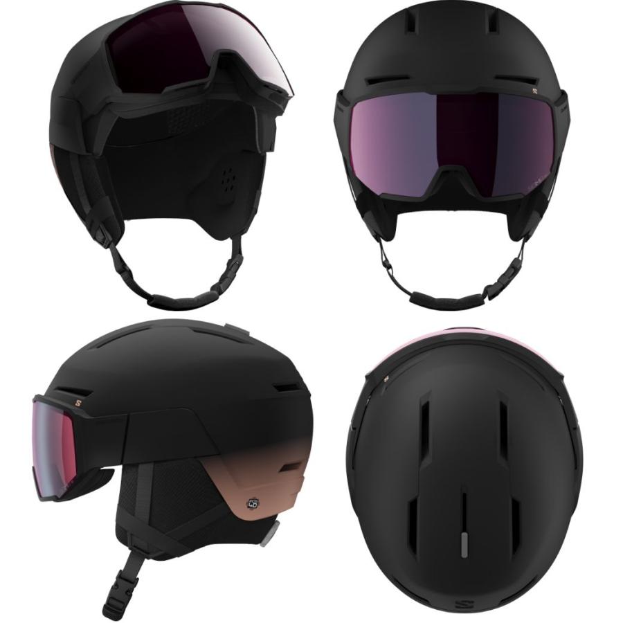 SALOMON（サロモン） バイザーへルメット スキーヘルメット ブラック