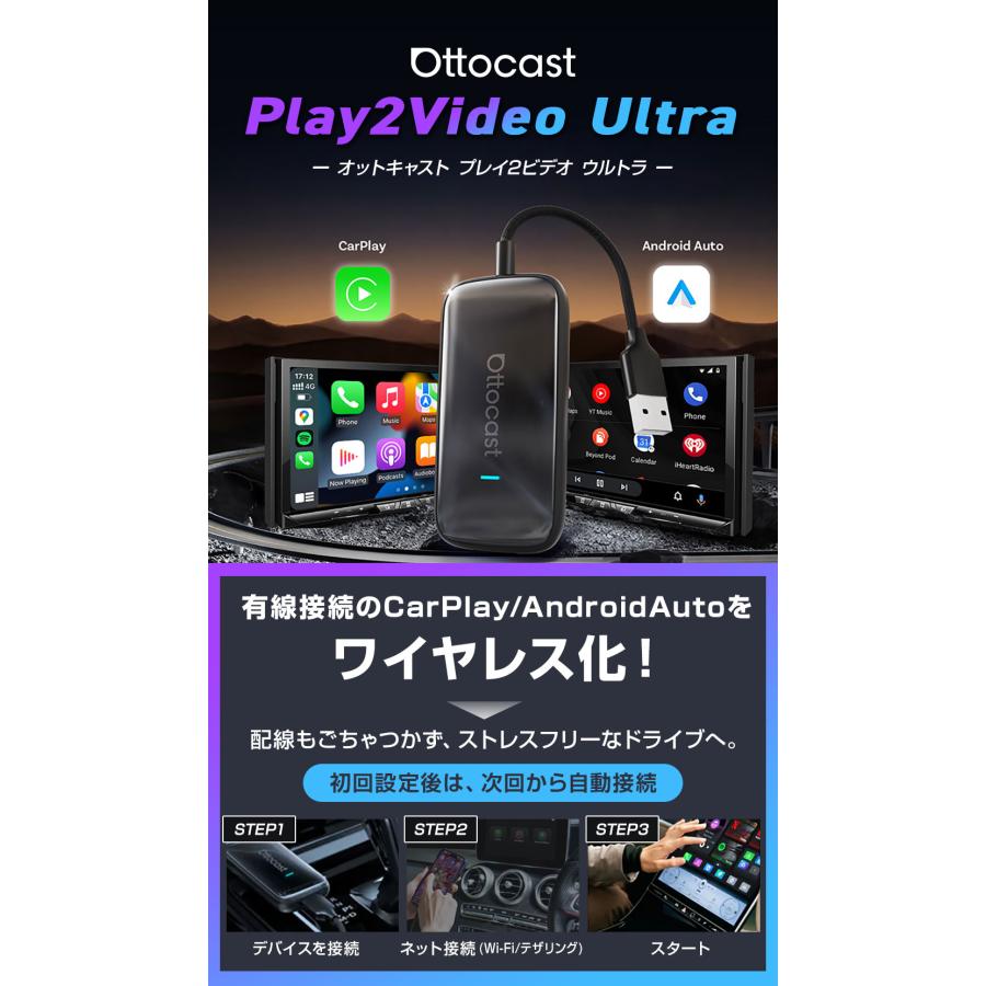 ottocast 【予約販売 3月中旬】【正規代理店】オットキャスト