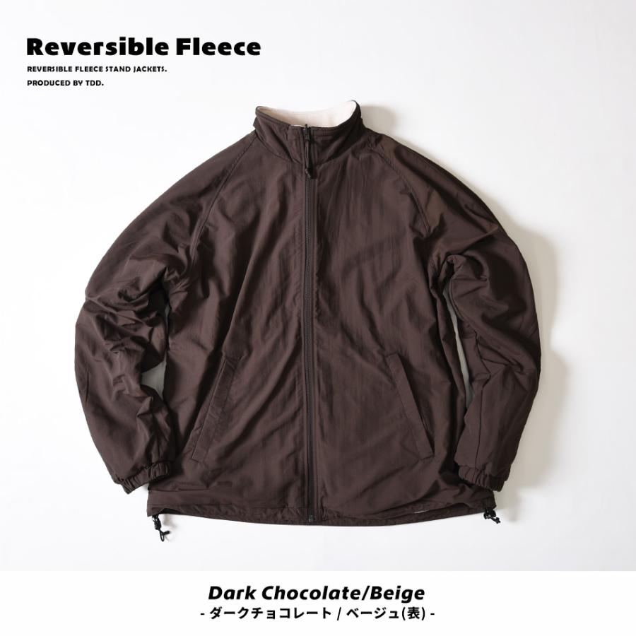 リバーシブル ジャケット ボアブルゾン フリースジャケット メンズ