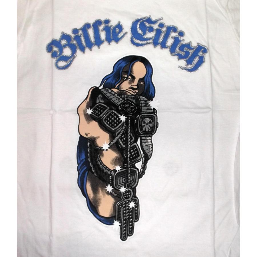ビリー アイリッシュ Tシャツ Billie Eilish Bling 正規品 白 ロックT