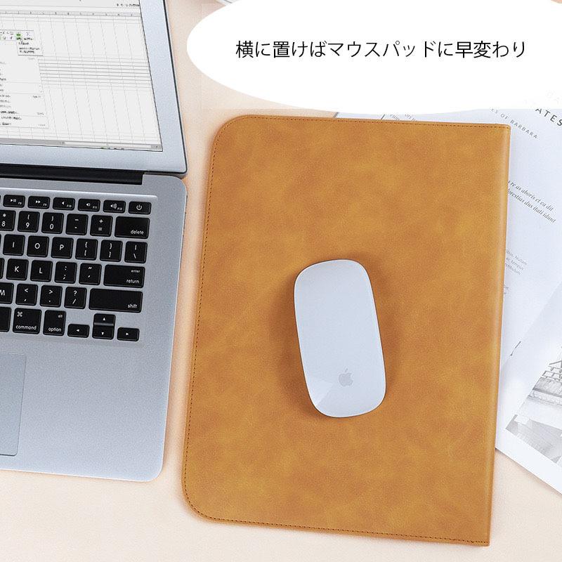 Macbook Air13 Pro13 インチ M4/M3/M2/M1 レザー スリーブ カバー 蓋