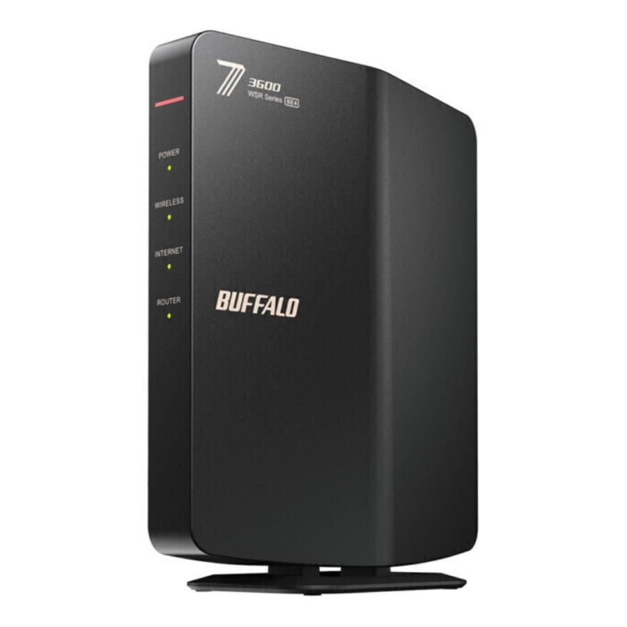 BUFFALO（バッファロー） 無線LANルーター 親機 11be/ax/ac/n/a/g/b