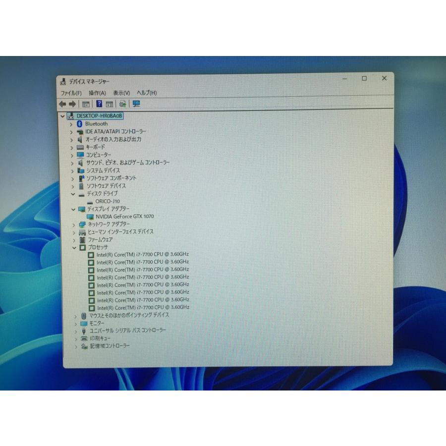 ツクモ ゲーミングPC / i7 7700 / 16GB / GeForce GTX1070 / 新品 M.2