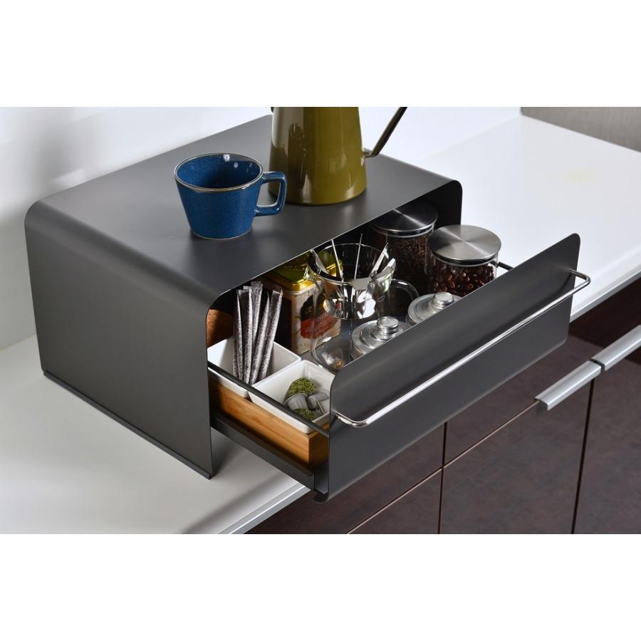 UtaU ブレッドドロワー ピュアホワイト カームグレー キッチン 収納