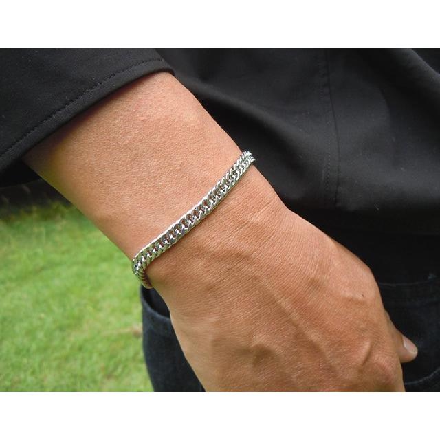 純チタン ゲルマニウム 喜平 ブレスレット (17-21cm) 2本組ペアセット