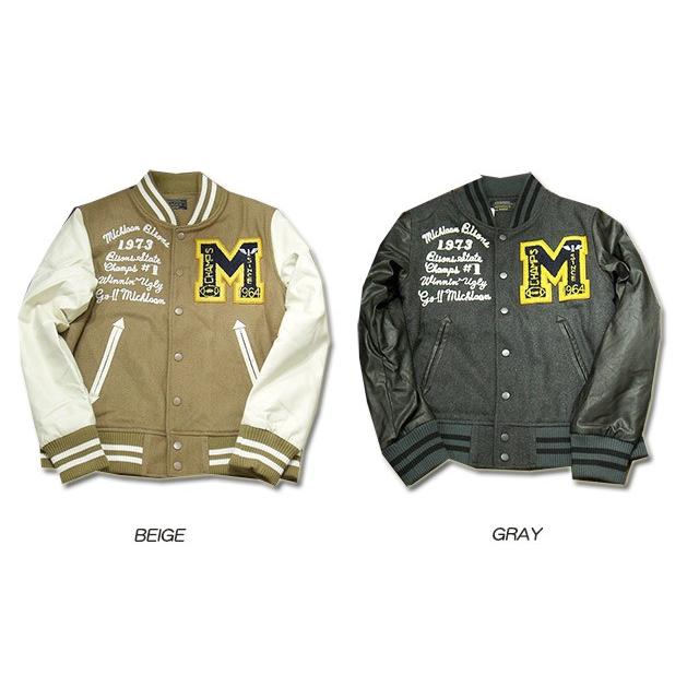 SALE 61%OFF SHAGGY シャギー ワッペン付き 切替 メルトン ウール