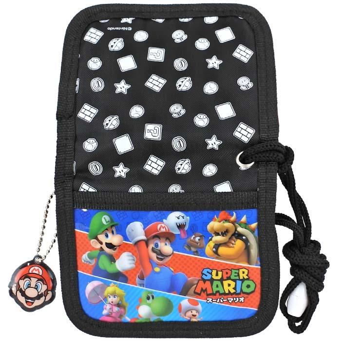 マリオ ラウンド財布 2024年版 【ブラック】/ RFウォレット スーパー