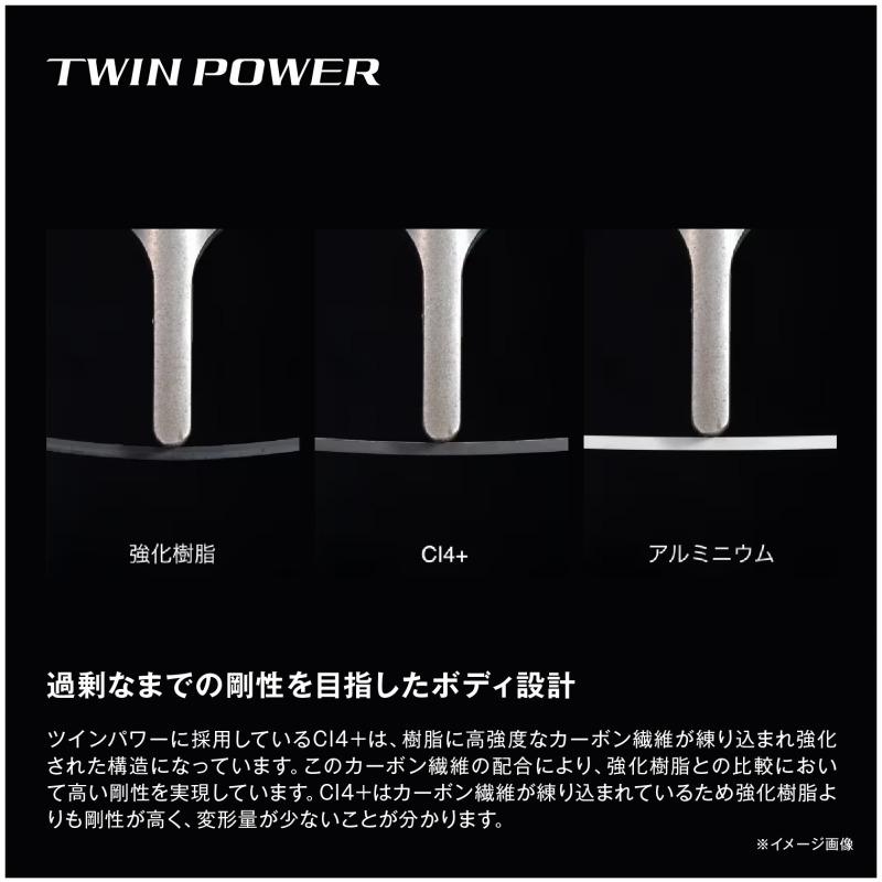 シマノ（SHIMANO） スピニングリール 24 ツインパワー C2000S C2000S