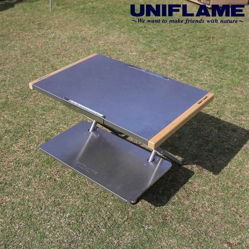 UNIFLAME（ユニフレーム） アウトドアテーブル 焚き火テーブル+焚き火