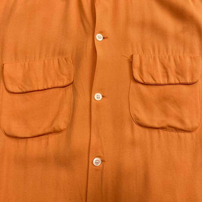 Pilgrim（ピルグリム） 50'S PILGRIM Rayon Open Collar Long Sleeve