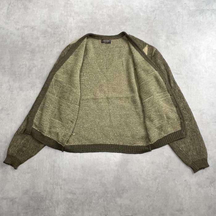 60'S PURITAN Mohair Cardigan Made in USA GREEN/M 60年代 モヘア