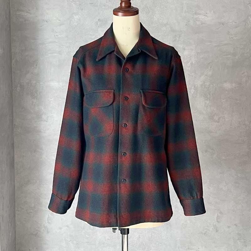 PENDLETON（ペンドルトン） 70'S PENDLETON Wool Ombre Check Open