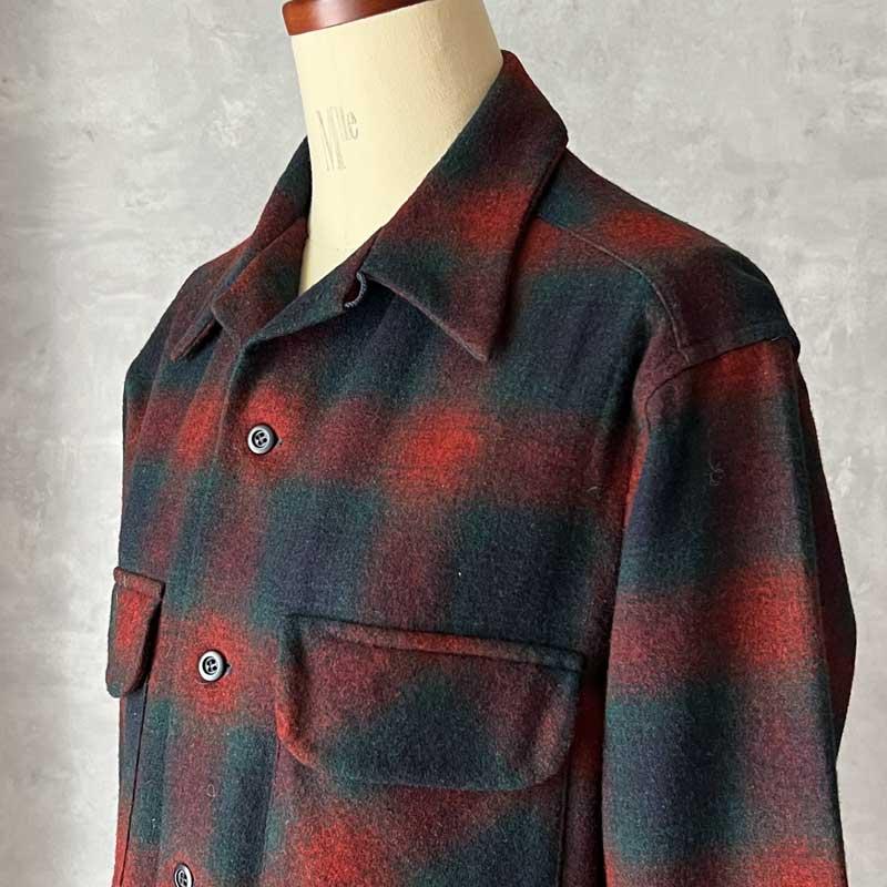 PENDLETON（ペンドルトン） 70'S PENDLETON Wool Ombre Check Open