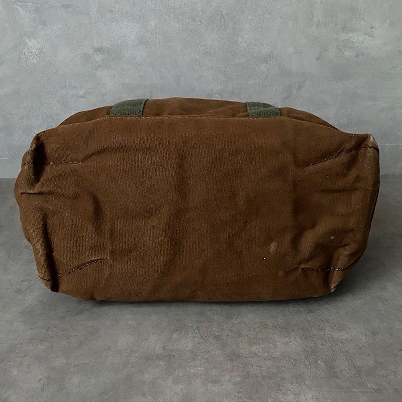 90's L.L BEAN Leather Handle Canvas Tote BAG BROWN/LARGE 90年代