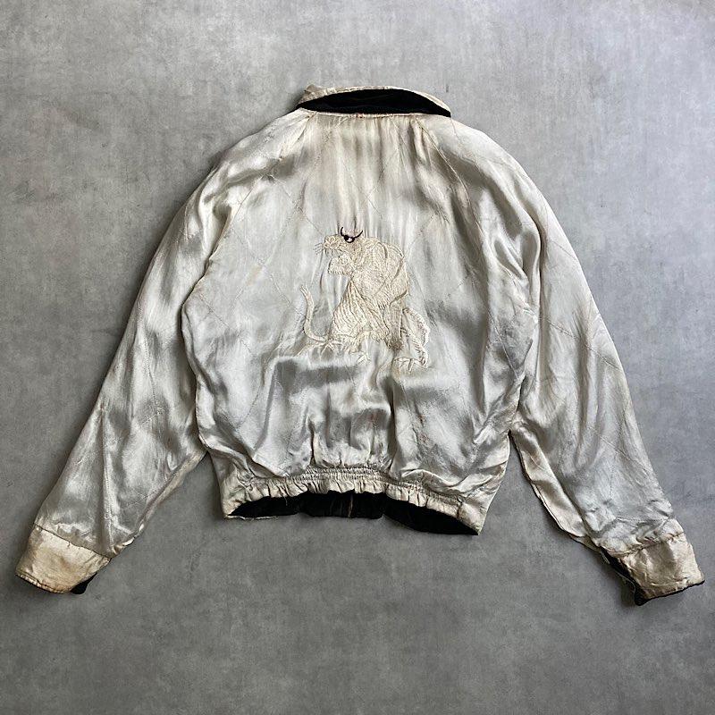 50's JAPAN SOUVENIR Reversible Jacket BLACK VELVET 50年代