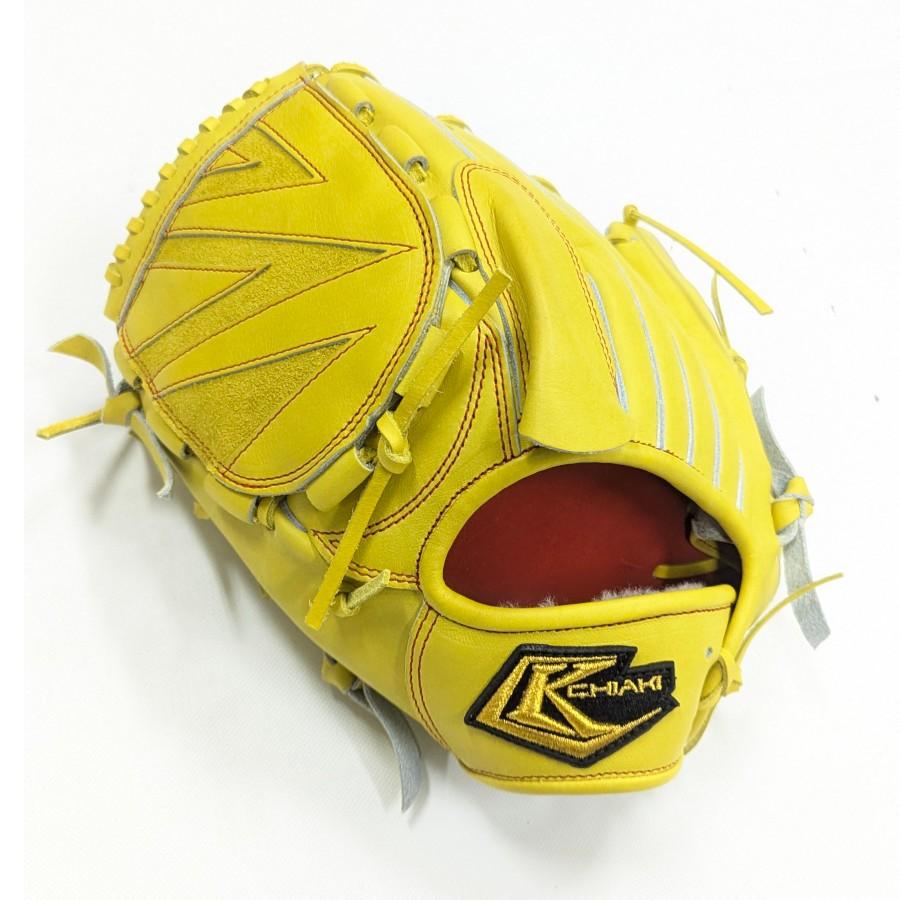 CHIAKI チアキ 硬式グローブ 左投げ投手用 ピッチャー用 イエロー