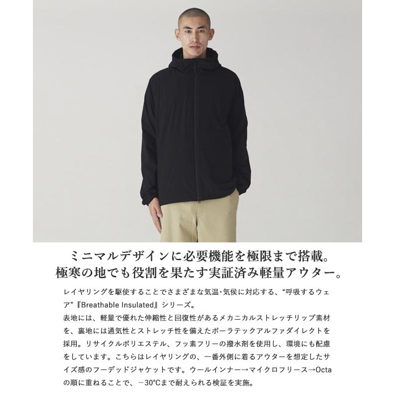 snow peak（スノーピーク） Breathable Insulated Jacket フーデッド