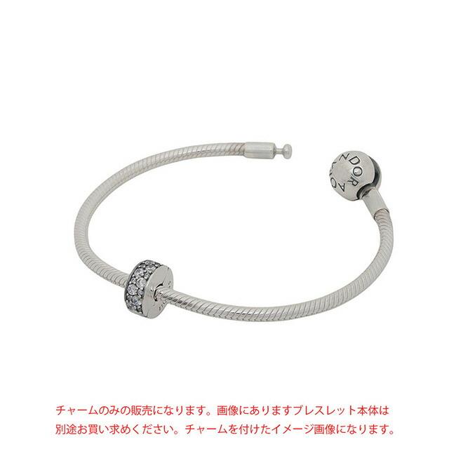 PANDORA（パンドラ） PANDORA Clear Pav Clip Charm ブレスレット