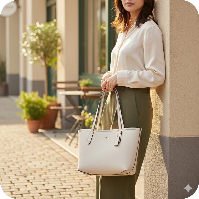 COACH（コーチ） トートバッグ 2way ショルダー レディース レザー