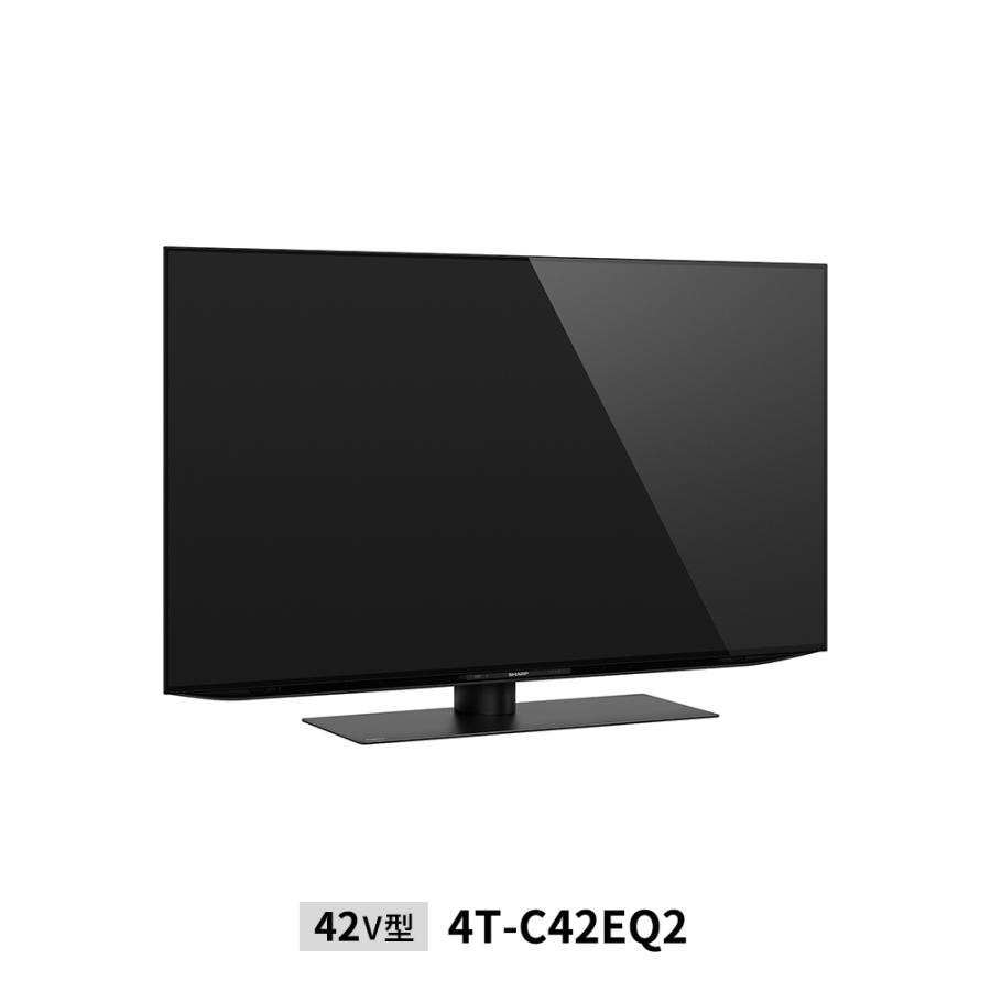SHARP（シャープ） 4K有機ELテレビ 4T-C42EQ2 42V型 AQUOS OLED : なら