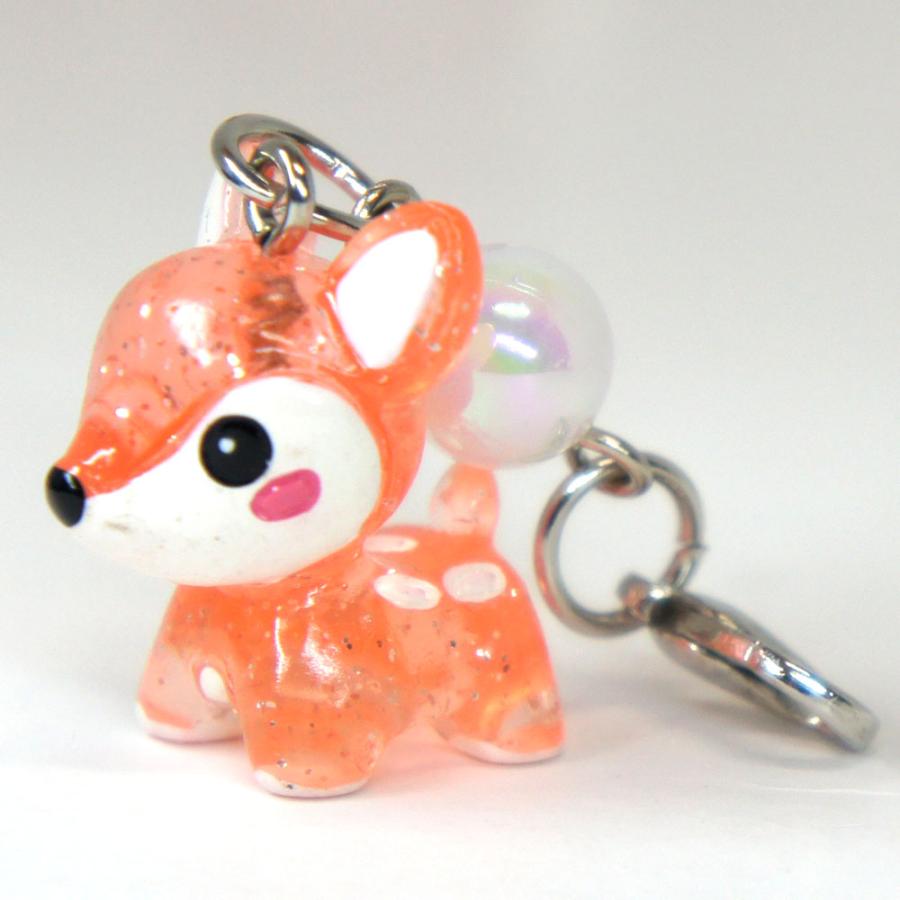 奈良みやげ】幸せバンビちゃん ラッキーストーンストラップ 6月