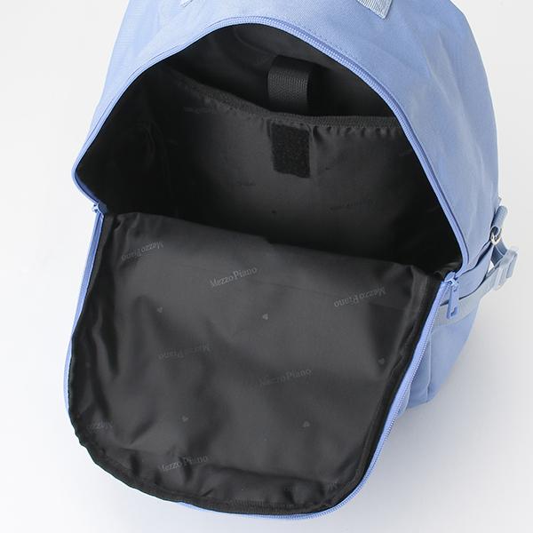 mezzo piano Junior（メゾピアノ ジュニア） ラメカラビナ付きリュック