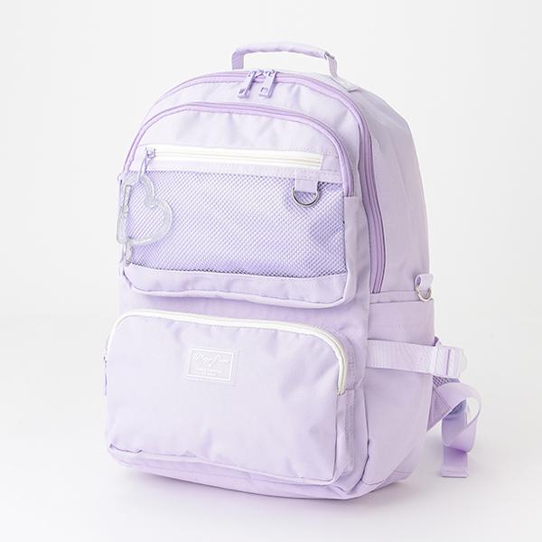 mezzo piano Junior（メゾピアノ ジュニア） ラメカラビナ付きリュック