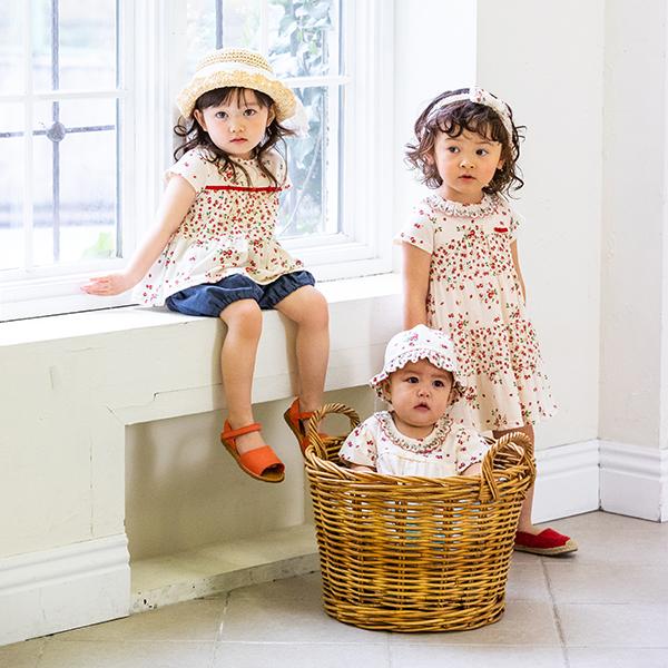 センスオブワンダー(sense of wonder)野イチゴベビースーツ【日本製