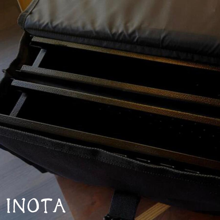 INOTA ブラックデザイン アイアンプレート 収納 防水 バッグ