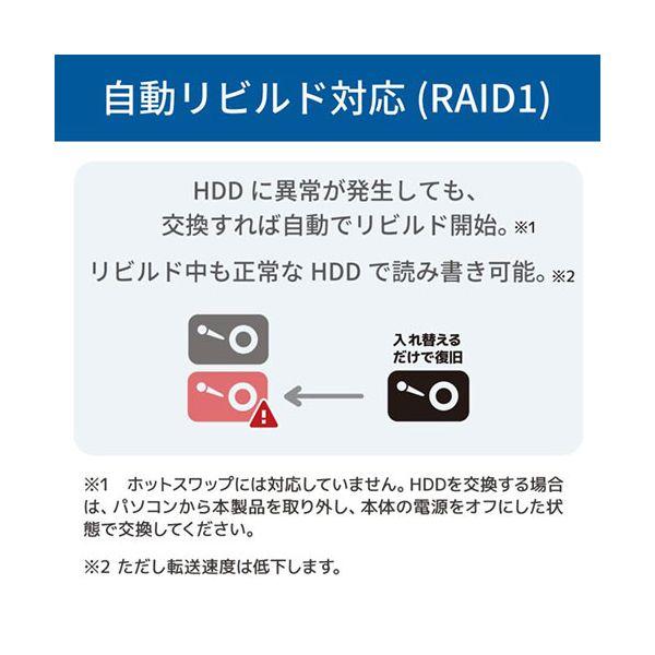 ラトックシステム USB 10Gbps RAIDケース(3.5インチHDD2台用) RS-EC32