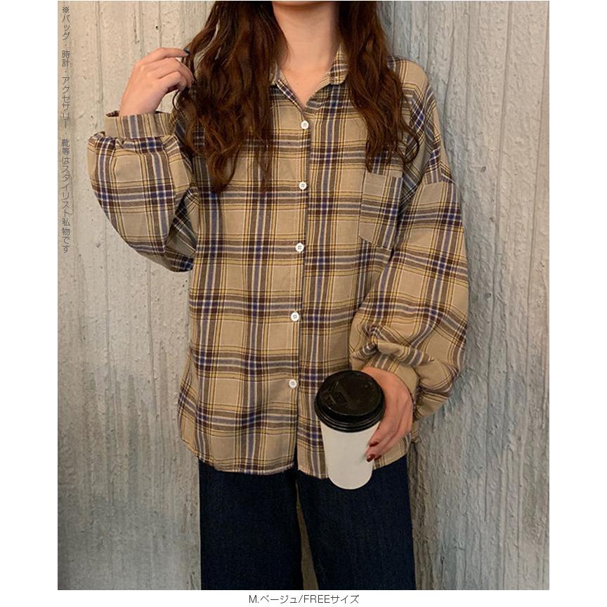 Dark Angel（ダークエンジェル） ブラウス 秋 シャツ チェックシャツ