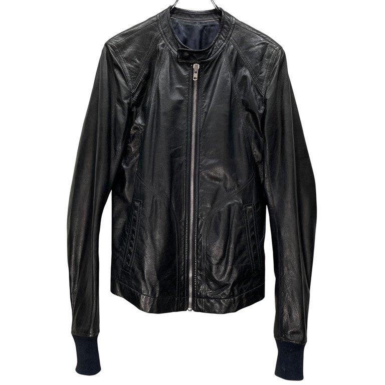 Rick Owens 【men4845I】 14SS ラムレザーノーカラーシングル