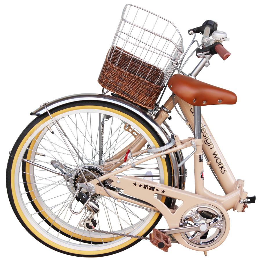 a.n.design-works 自転車 子供用 24インチ 折りたたみ 女の子 男の子