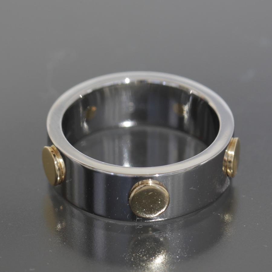 GUCCI（グッチ） イノックス リング 18号 指輪 メンズ ゴールド