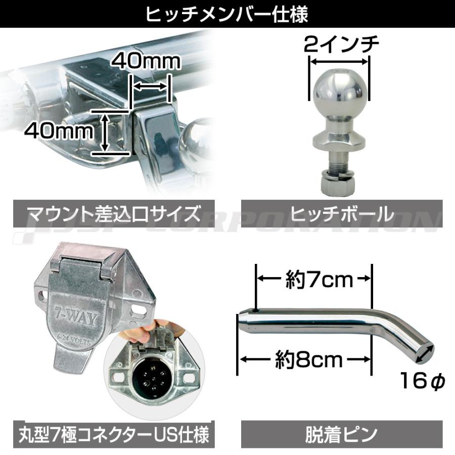 SOREX（ソレックス） ヒッチメンバー アトレー 角型スチール DA-011