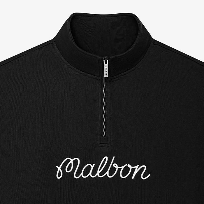 マルボンゴルフMalbon メンズハーフジップ トップスゴルフウェア