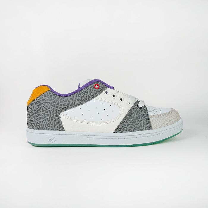 エス スニーカー es ACCEL OG SHOES 5101000139 ANIMAL WHITE BLACK
