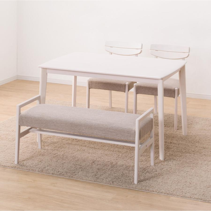 ニトリ（NITORI） 幅120 ダイニングテーブル4点セット（DTアルナス