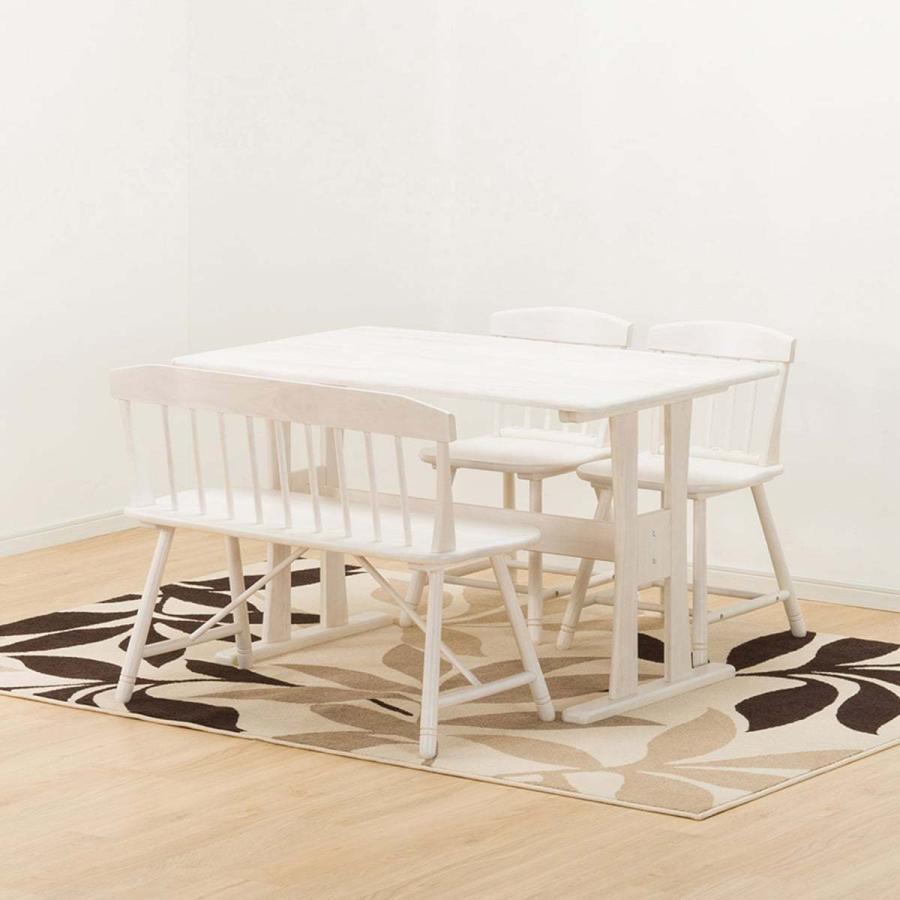 ニトリ（NITORI） 幅120cm ダイニングテーブル4点セット(DTファンシー