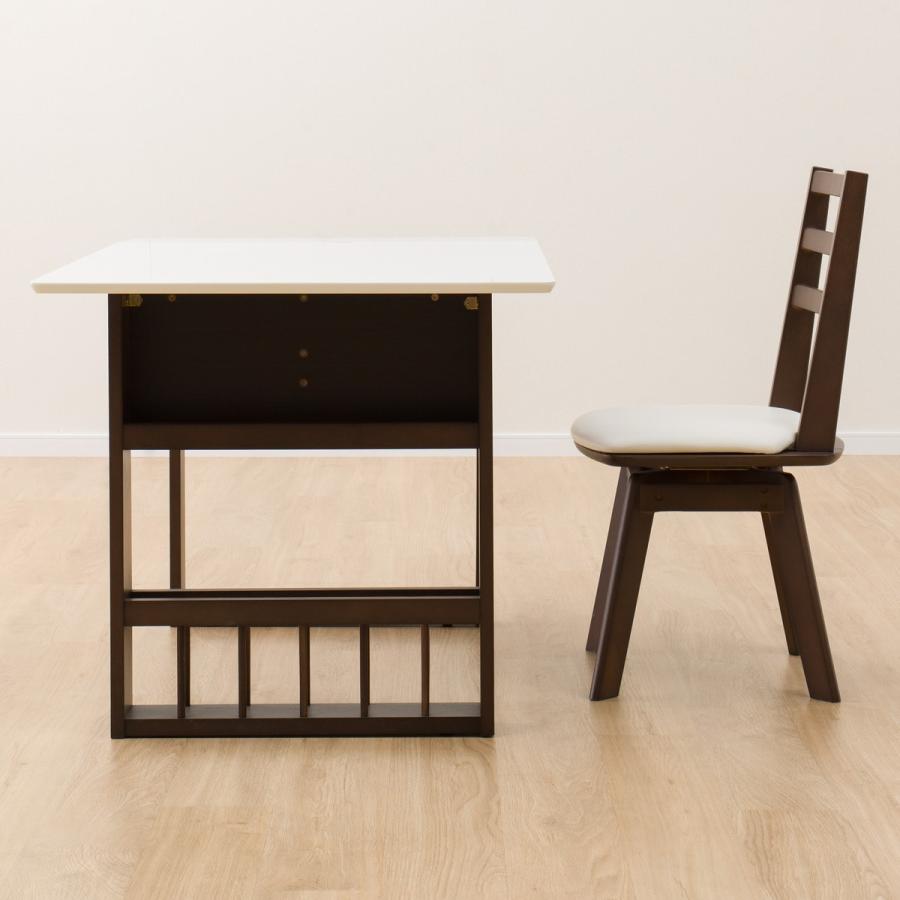 ニトリ（NITORI） 回転式ダイニングチェア 食卓椅子 (ロピア2 DBR