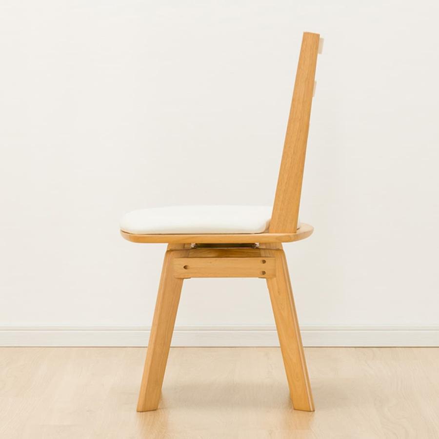 ニトリ（NITORI） 回転式ダイニングチェア(ロピア2 LBR) 食卓椅子