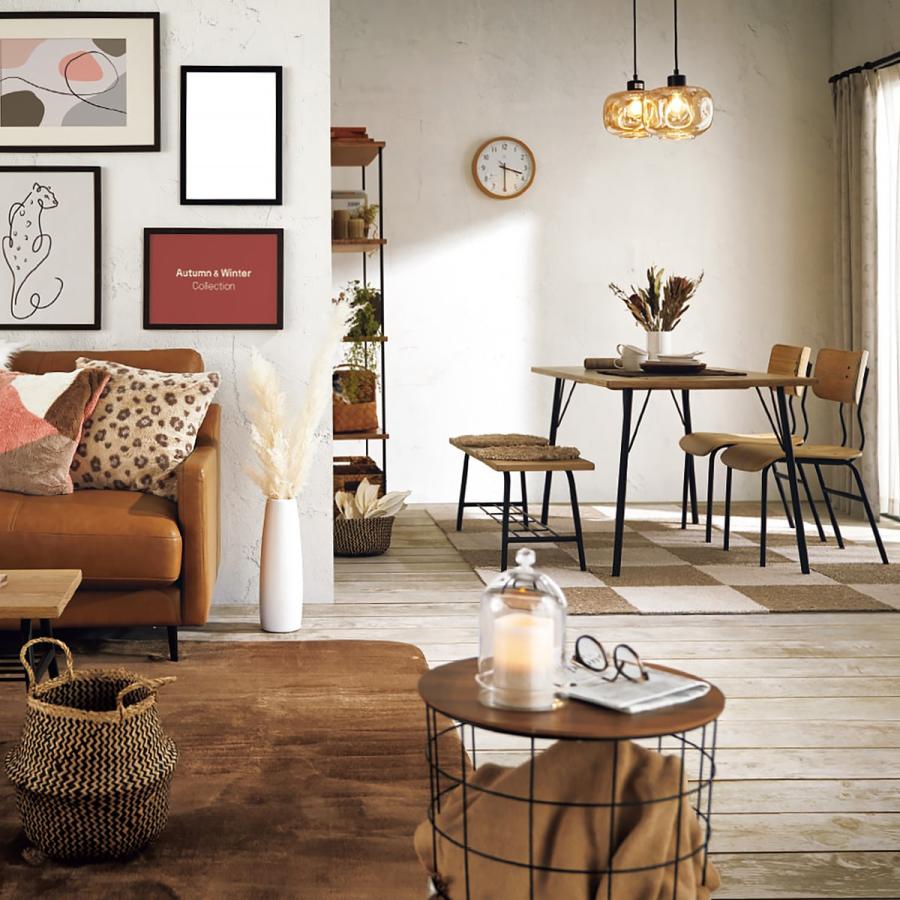 ニトリ（NITORI） 幅130 ダイニングテーブル(アウロス3 130) 4人