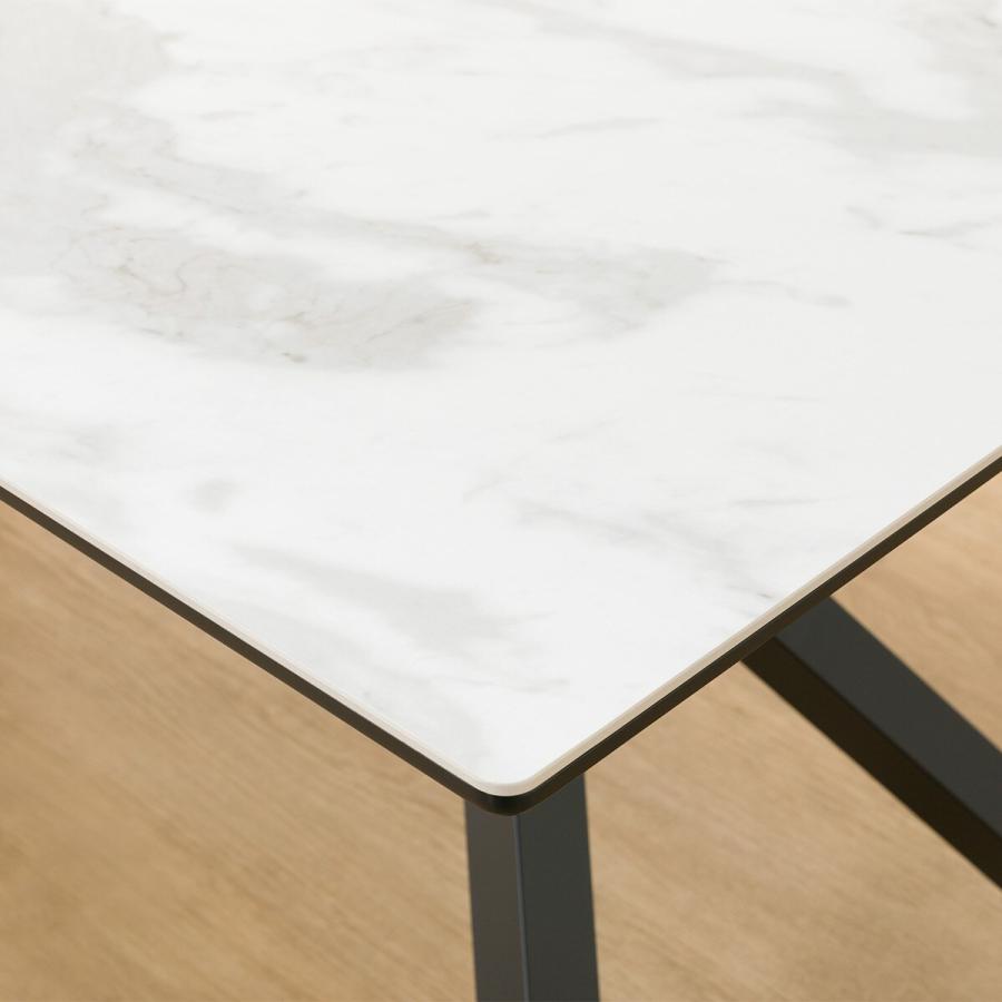 ニトリ（NITORI） セラミックダイニングテーブル(セーラル150WH/BK