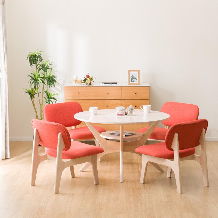 ニトリ（NITORI） 幅110 ロータイプリビングダイニングテーブル5点