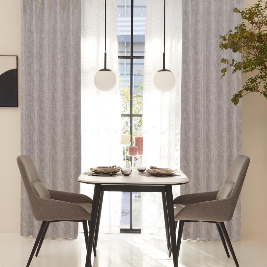 ニトリ（NITORI） 裏地付き遮光2級・遮熱カーテン(RK015 グレー