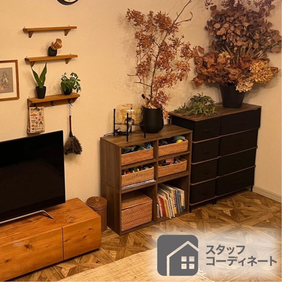 ニトリ（NITORI） 3段チェスト PST2 (ライトブラウン/ホワイト) タンス