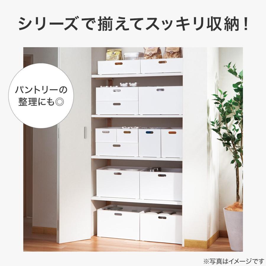 ニトリ（NITORI） バスケット Nインボックス レギュラー ホワイト 3個
