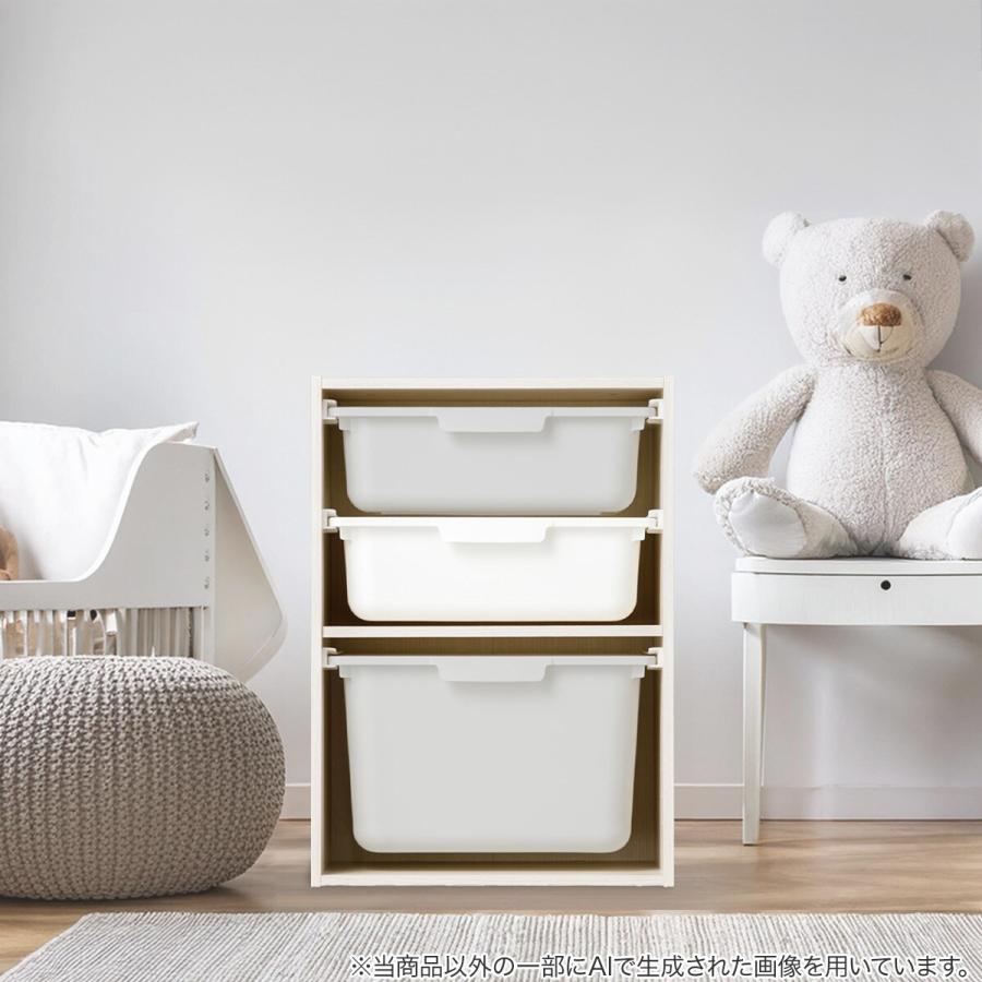 ニトリ（NITORI） 【セット】連結できるNカラボレギュラー2段ホワイト