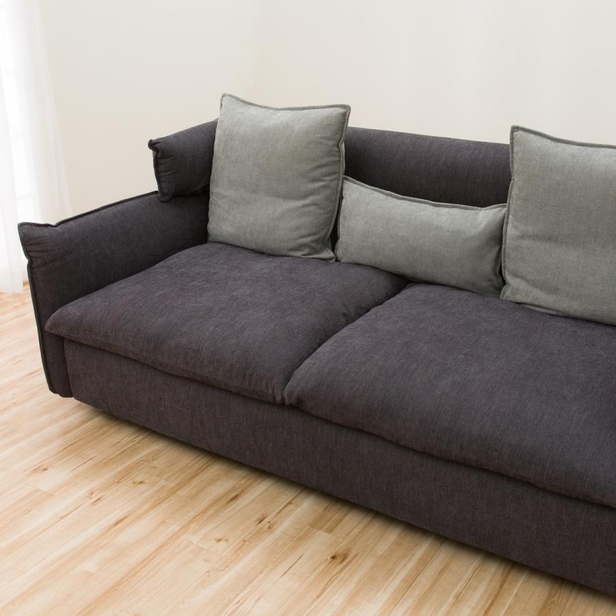 ニトリ（NITORI） 3人掛けソファ(ソフティーナKD DGY) : ニトリ Yahoo