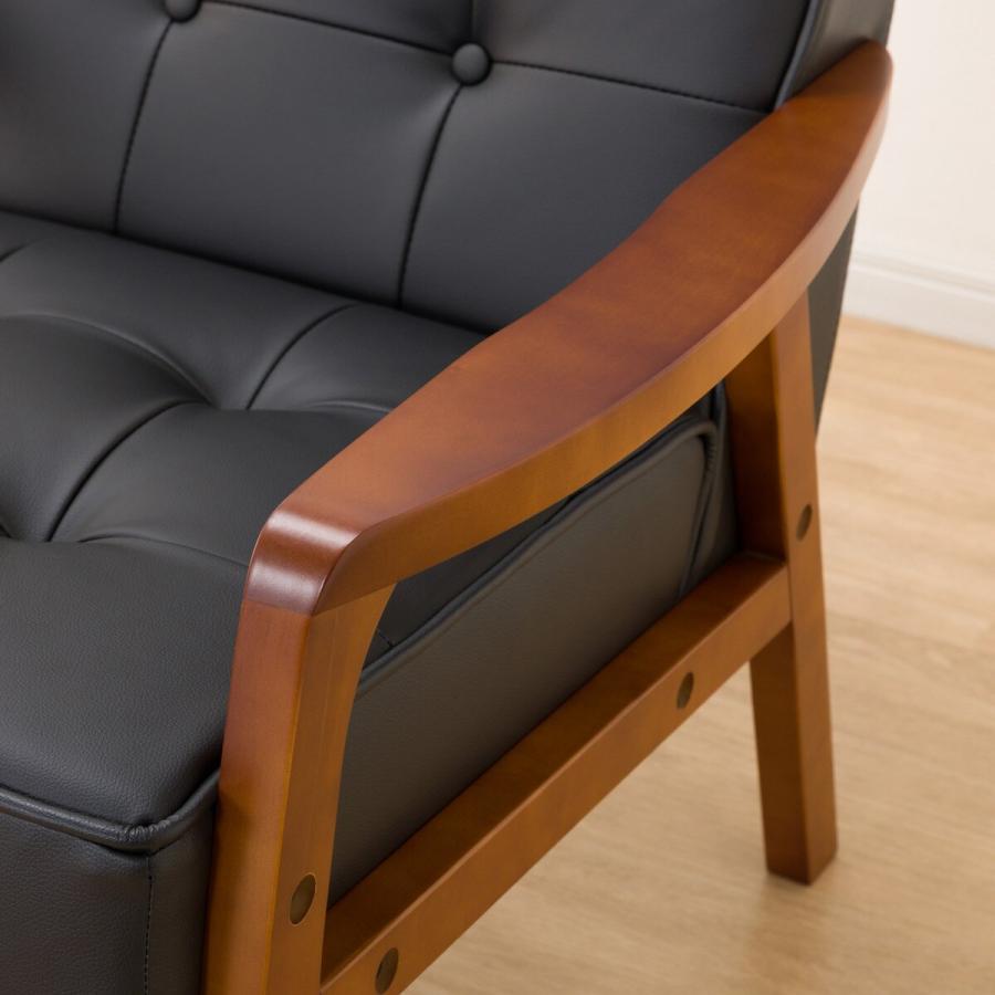 ニトリ（NITORI） 傷・汚れに強いコンパクトソファ 1人掛け 合成皮革